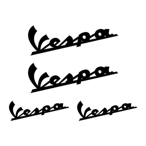 Autocollants: Vespa Logo