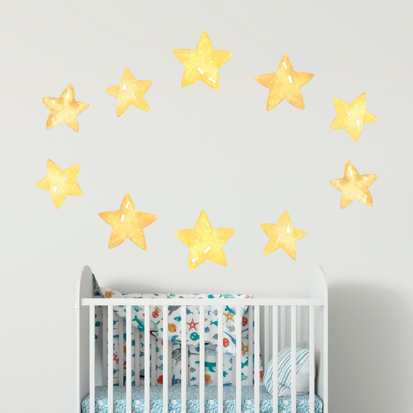 Stickers pour enfants: Kit aquarelle étoile