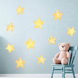 Stickers pour enfants: Kit aquarelle étoile 3