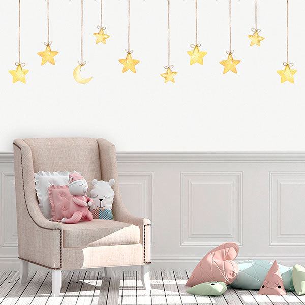 Stickers pour enfants: Étoiles suspendues