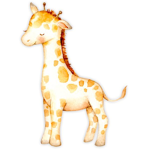 Stickers pour enfants: Girafe à l