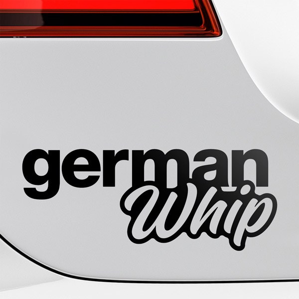 Autocollants: German Whip