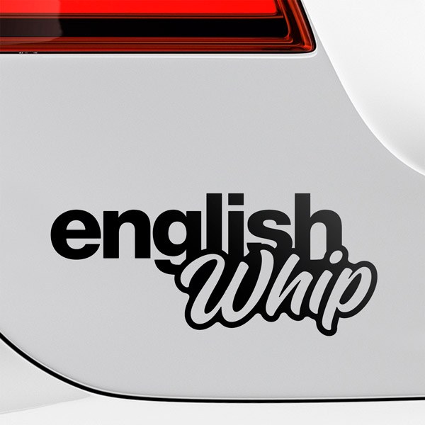 Autocollants: English Whip