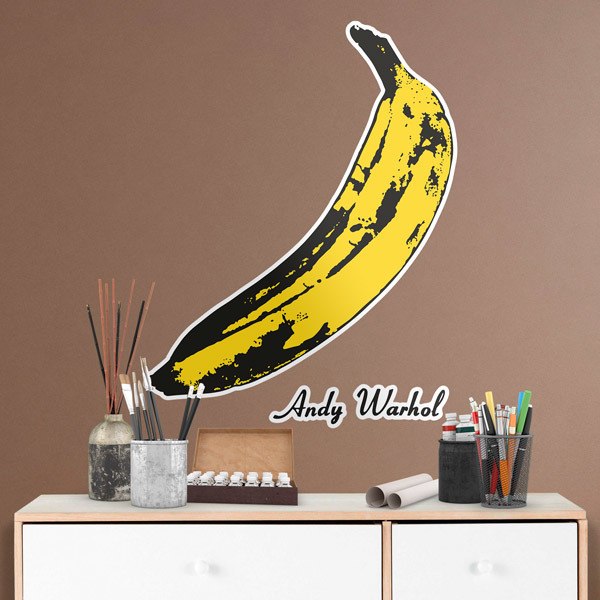 Stickers muraux: Banane de Warhol