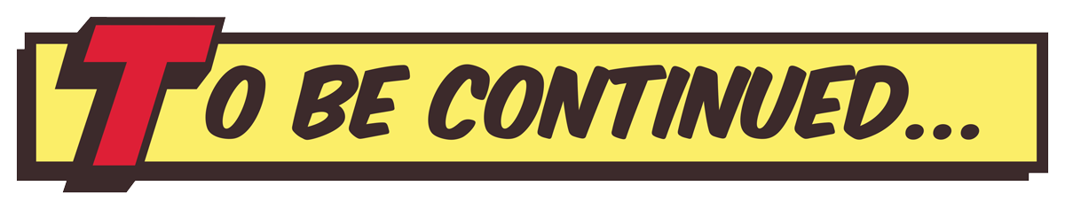 Stickers muraux: To be continued comic