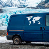 Stickers camping-car: Carte de silhouette Mundi Low 23