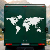 Stickers camping-car: Carte de silhouette Mundi Low 8