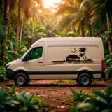 Stickers camping-car: Plage paradisiaque 13