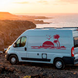 Stickers camping-car: Plage paradisiaque 7