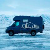 Stickers camping-car: For&ecirc;t de montagne 11