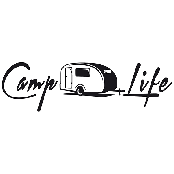 Stickers camping-car: Camp Life