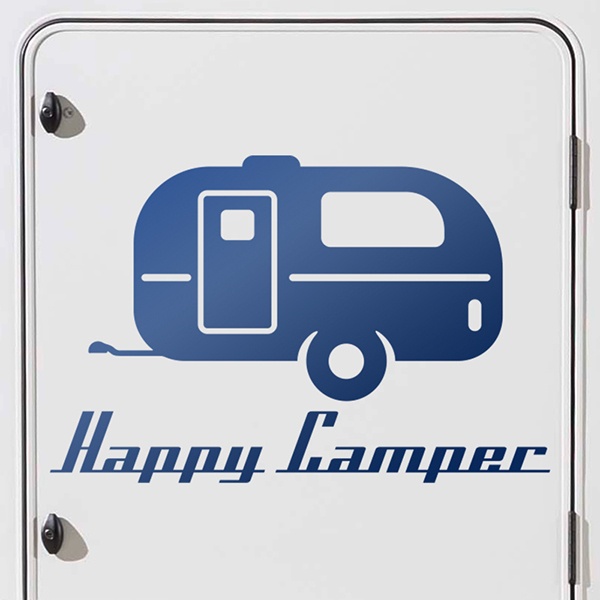 Stickers camping-car: Happy camper