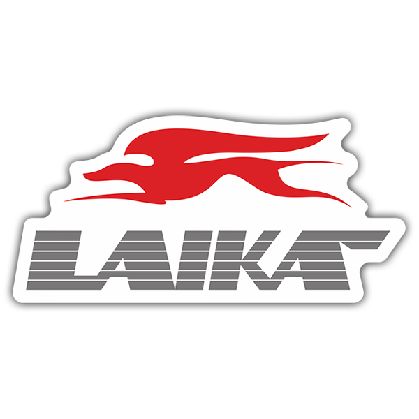 Stickers camping-car: Logo Laika
