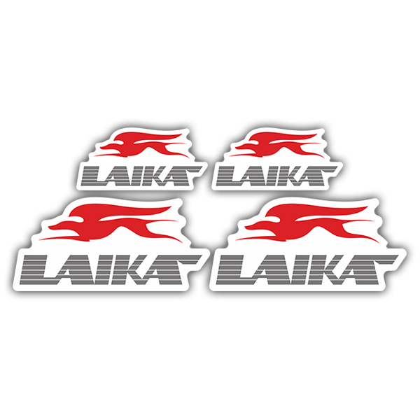 Stickers camping-car: Kit Laika Logo