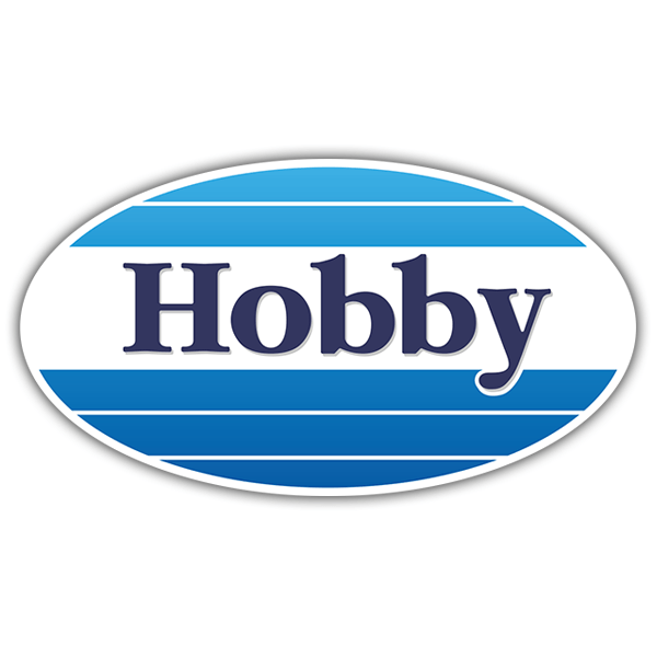 Stickers camping-car: Hobby Logo