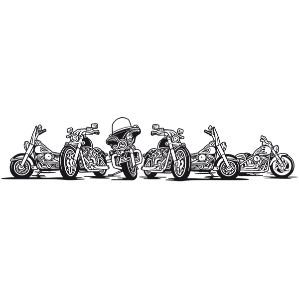 Autocollants: Collection Harley Davidson
