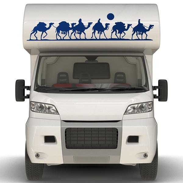 Stickers camping-car: Bédouins dans le désert
