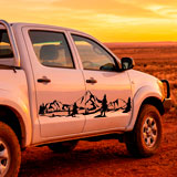 Stickers camping-car: Paysage de montagne 15