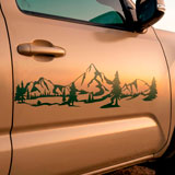 Stickers camping-car: Paysage de montagne 3