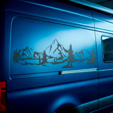 Stickers camping-car: Paysage de montagne 22