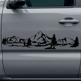 Stickers camping-car: Paysage de montagne 23