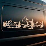 Stickers camping-car: Paysage de montagne 26