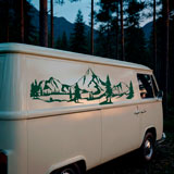 Stickers camping-car: Paysage de montagne 10