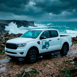 Stickers camping-car: Loup dans la for&ecirc;t 16