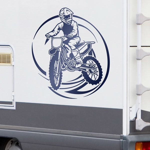 Autocollants: Vélo de trial