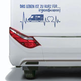 Stickers camping-car: Phrase sur les Caravanes en Allemand 2