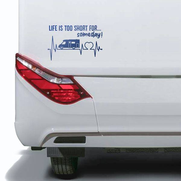 Autocollants: Phrase sur la Caravane en Anglais
