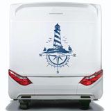 Stickers camping-car: Phare et Peigne des Vents 2