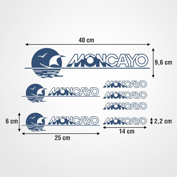 Autocollants: Kit 7X Moncayo