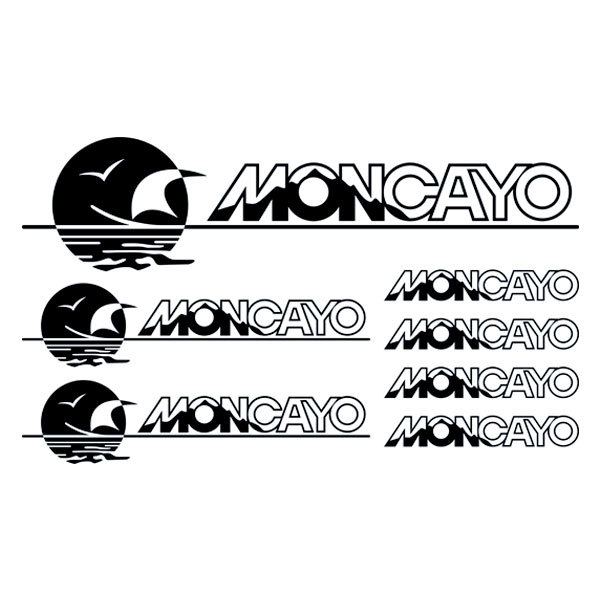 Stickers camping-car: Kit 7X Moncayo