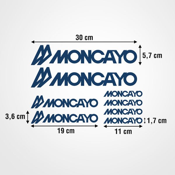 Autocollants: Kit 8X Moncayo