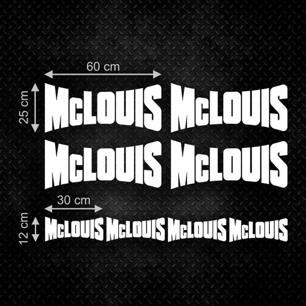 Autocollants: Kit 8X McLouis