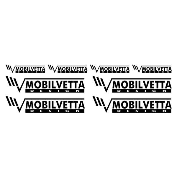 Stickers camping-car: Kit 8X Mobilvetta Design