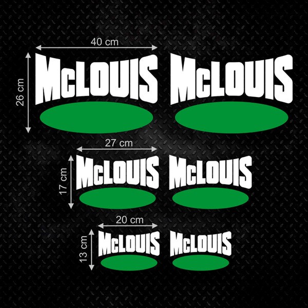Autocollants: Kit 6X McLouis
