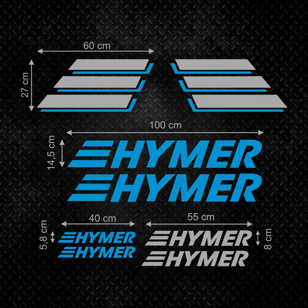 Set d'autocollants Hymer 0