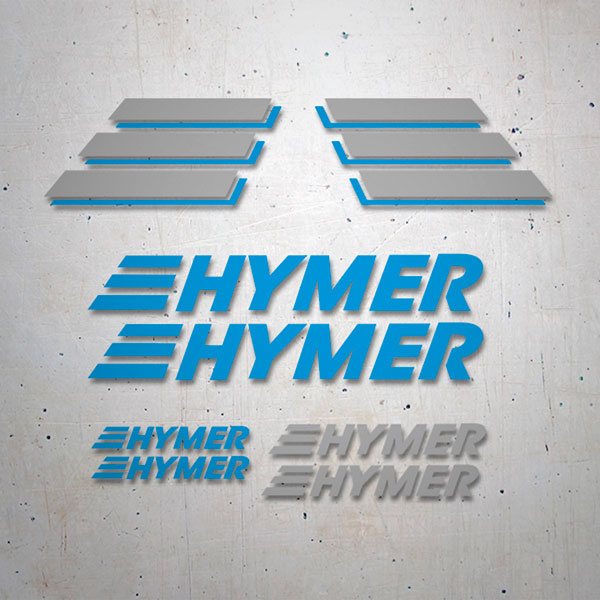 Stickers camping-car: 12X Hymer