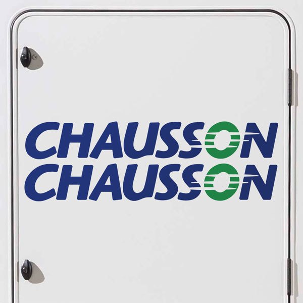 Stickers camping-car: 2X Chausson Multi