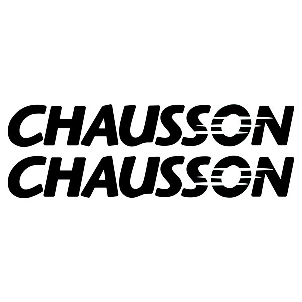 Stickers camping-car: 2X Chausson Multi