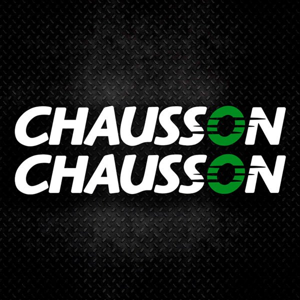 Set de 2 autocollants Chausson 2/3