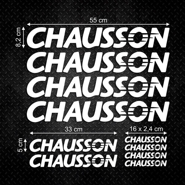 Set d'autocollants Chausson 0