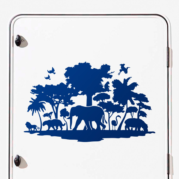 Stickers camping-car: Forêt tropicale africaine
