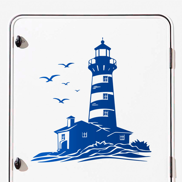 Stickers camping-car: Phare Litoral