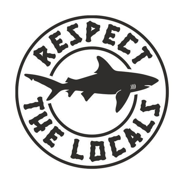 Stickers camping-car: Respect the locals