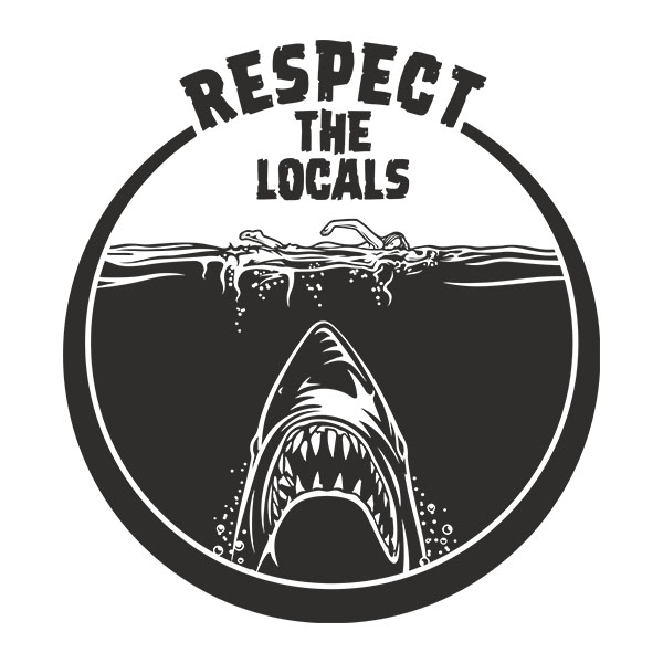 Stickers camping-car: Respect the locals 2
