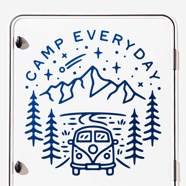 Stickers camping-car: Camp Everyday