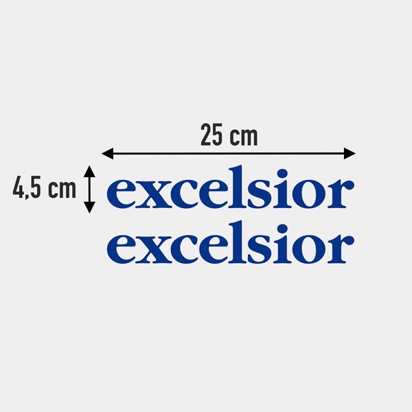 Stickers camping-car: Excelsior